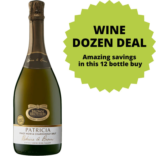 Brown Brothers Patricia Sparkling DOZEN DEAL