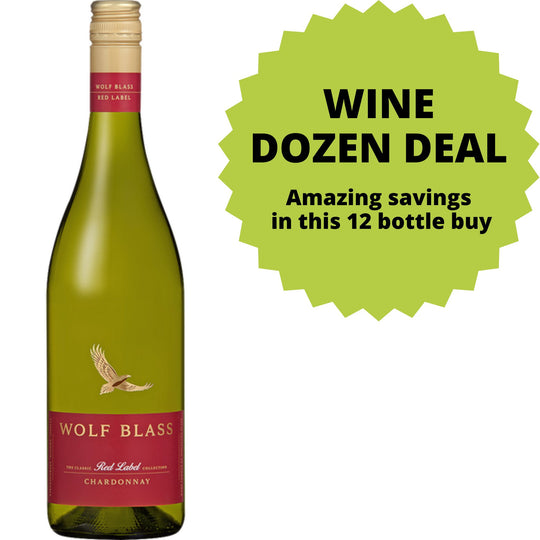 Wolf Blass Red Label Chardonnay DOZEN DEAL
