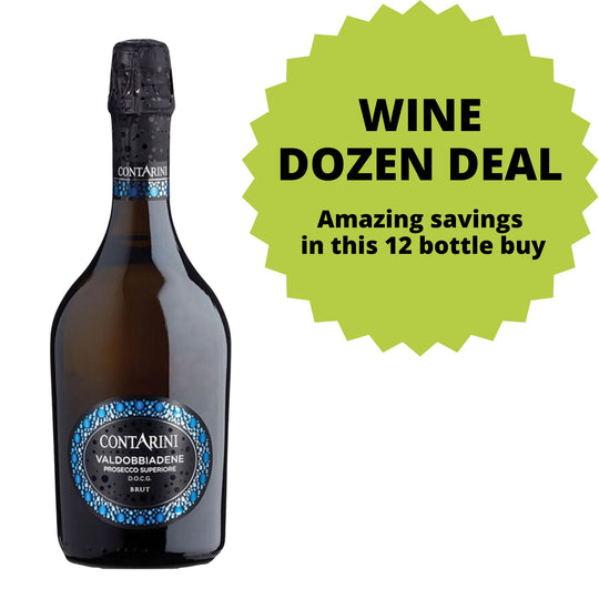Contarini Valdobbiadene Prosecco Brut DOCG DOZEN DEAL