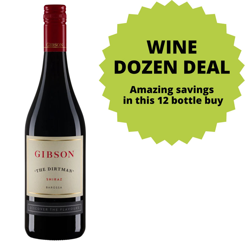 Gibson The Dirtman Shiraz DOZEN DEAL