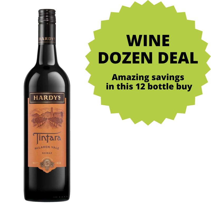 Hardys Tintara Shiraz DOZEN DEAL