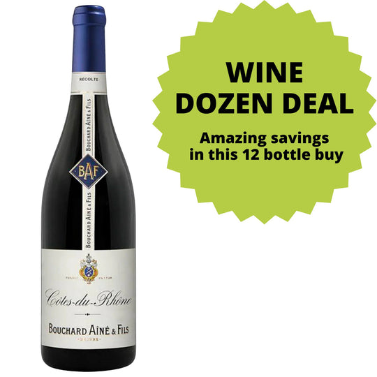 Bouchard Aine & Fils Cotes Du Rhone Rouge DOZEN DEAL