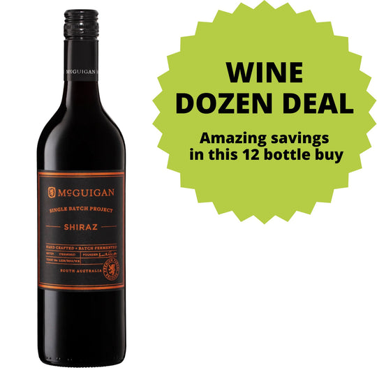 McGuigan Single Batch Project Shiraz DOZEN DEAL