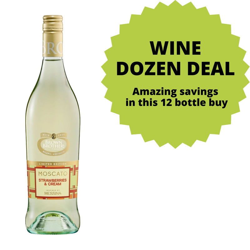 Brown Brothers Moscato Strawberries & Cream DOZEN DEAL