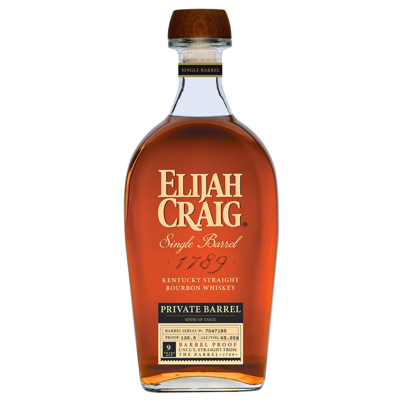 Elijah Craig Barrel Proof Kentucky Straight Bourbon Whiskey - Sense of Taste Single Barrel