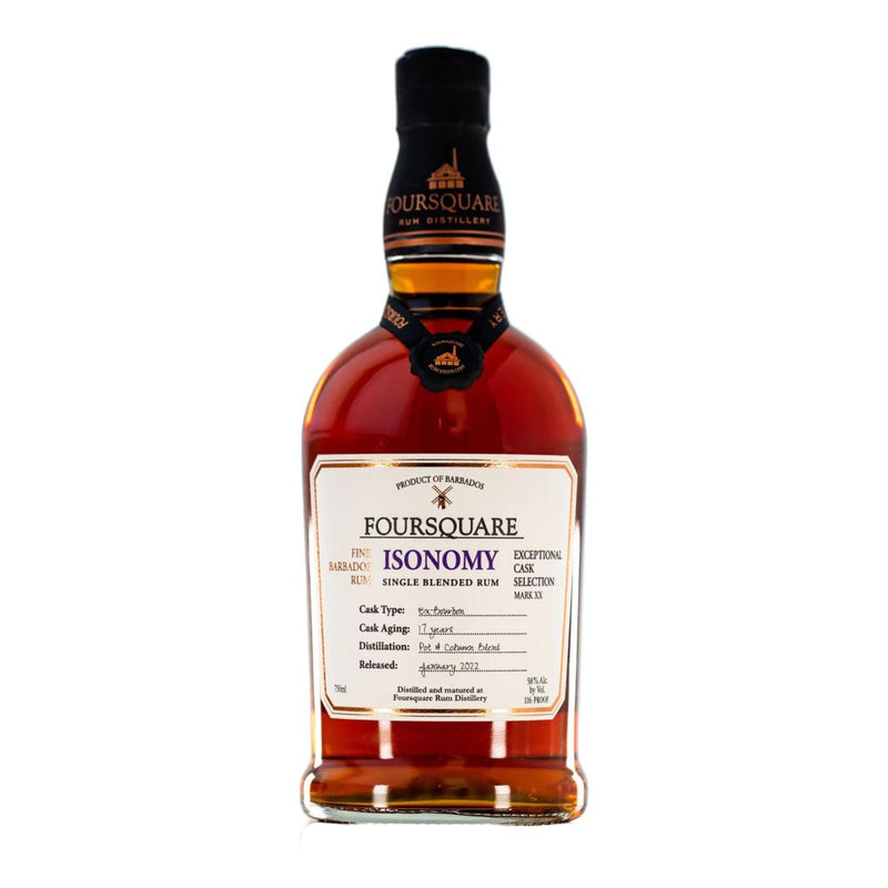 Foursquare Isonomy Exceptional Cask Selection 17 Year Old Single Blended Rum