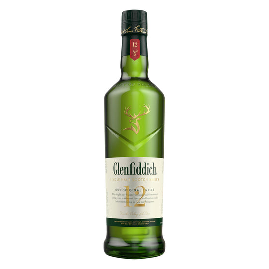 Glenfiddich 12 Year Old Single Malt Scotch Whisky