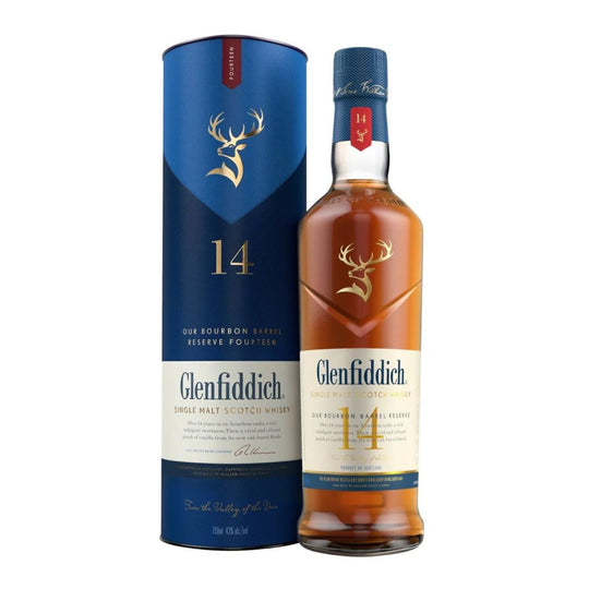 Glenfiddich 14 Year Old Bourbon Barrel Reserve Single Malt Scotch Whisky