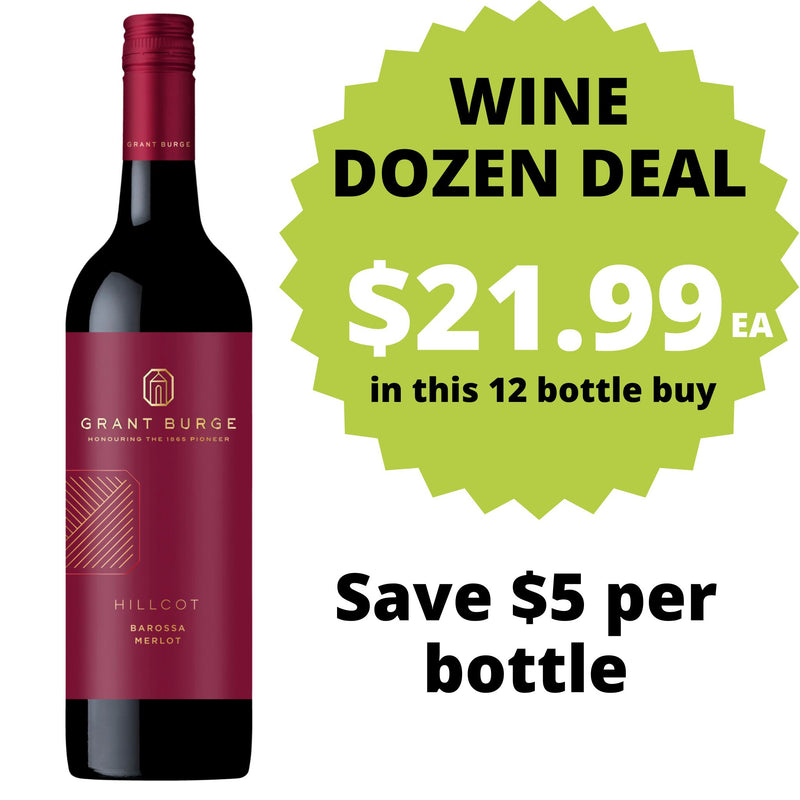 Grant Burge Hillcot Merlot DOZEN DEAL