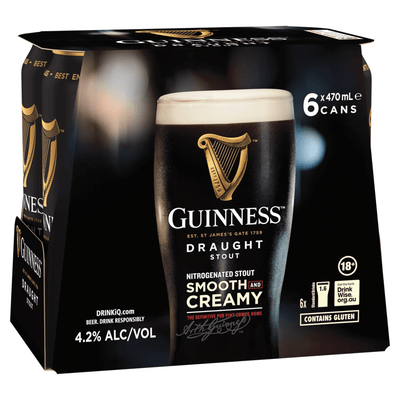 Guinness Draught Stout Can 470ml