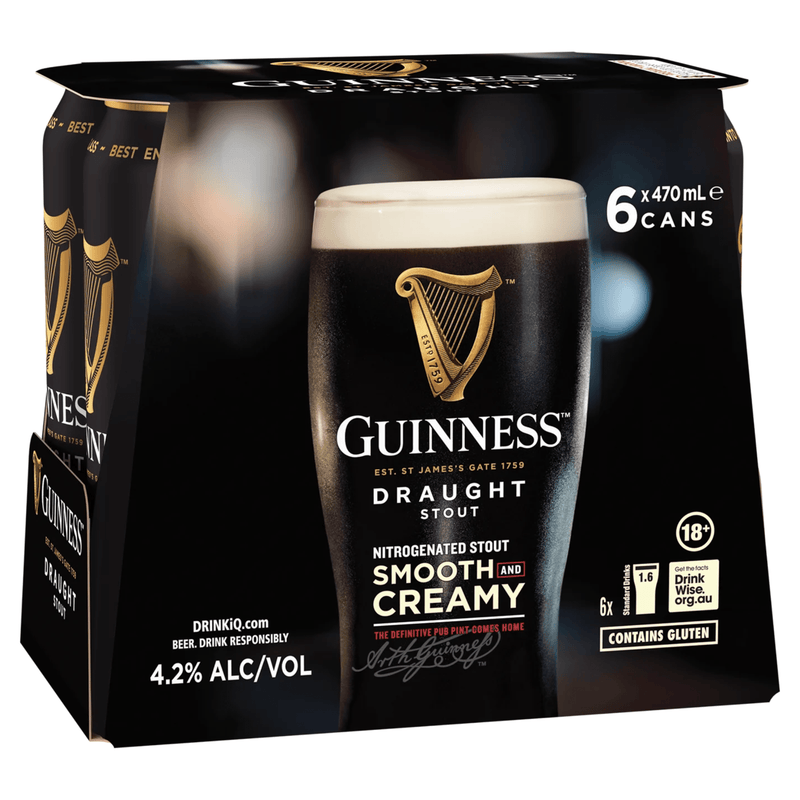 Guinness Draught Stout Can 470ml