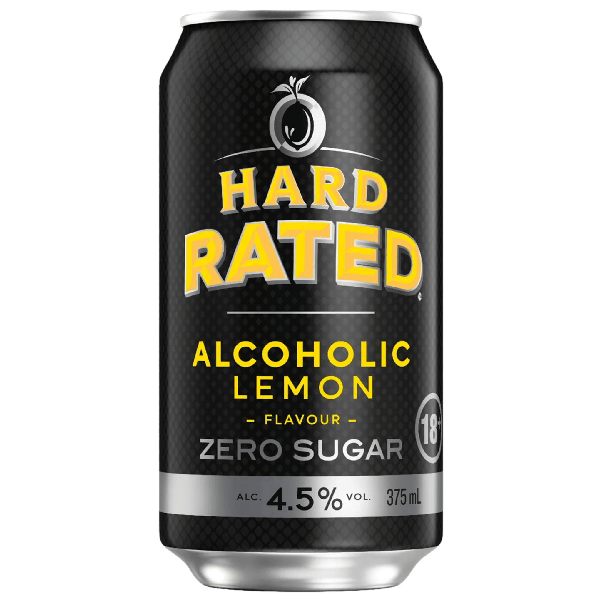 Hard Rated Zero Sugar Lemon Can 375ml – Sense of Taste