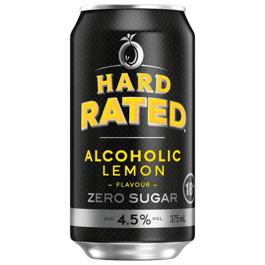 Hard Rated Zero Sugar Lemon Can 375ml