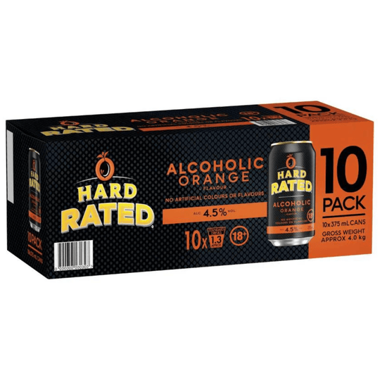 Hard Rated Orange Can 375ml 10pk