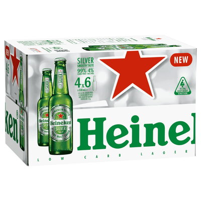 Heineken Silver Pure Lager Bottle 330ml