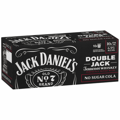 Jack Daniel’s Double Jack No Sugar Can 375ml