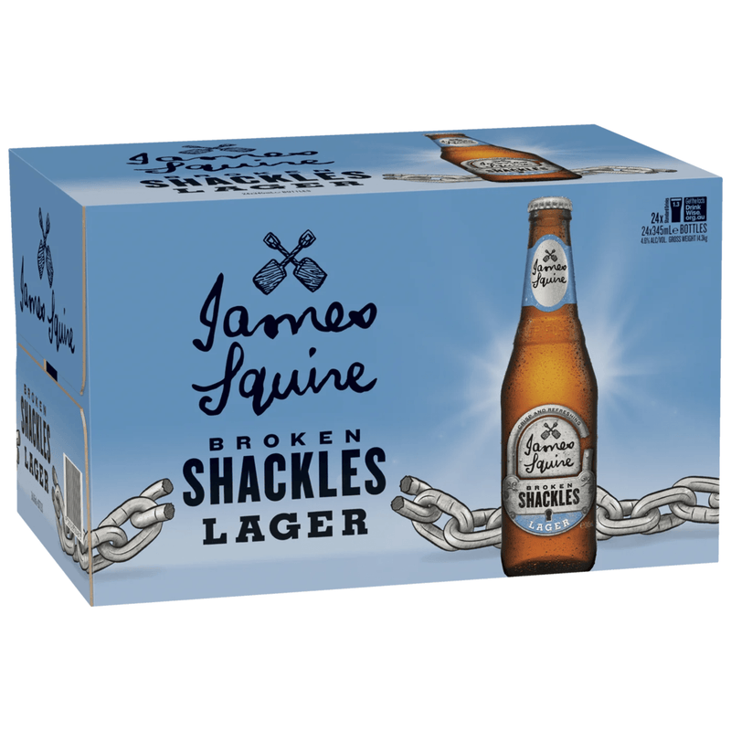 James Squire Broken Shackles Lager Bottle