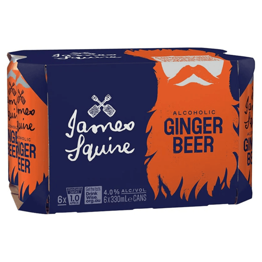 James Squire Ginger Beer Can 330ml 6pk