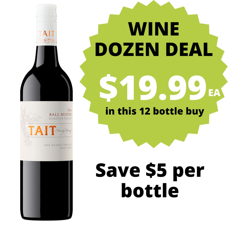 Tait Ball Buster Shiraz Blend DOZEN DEAL