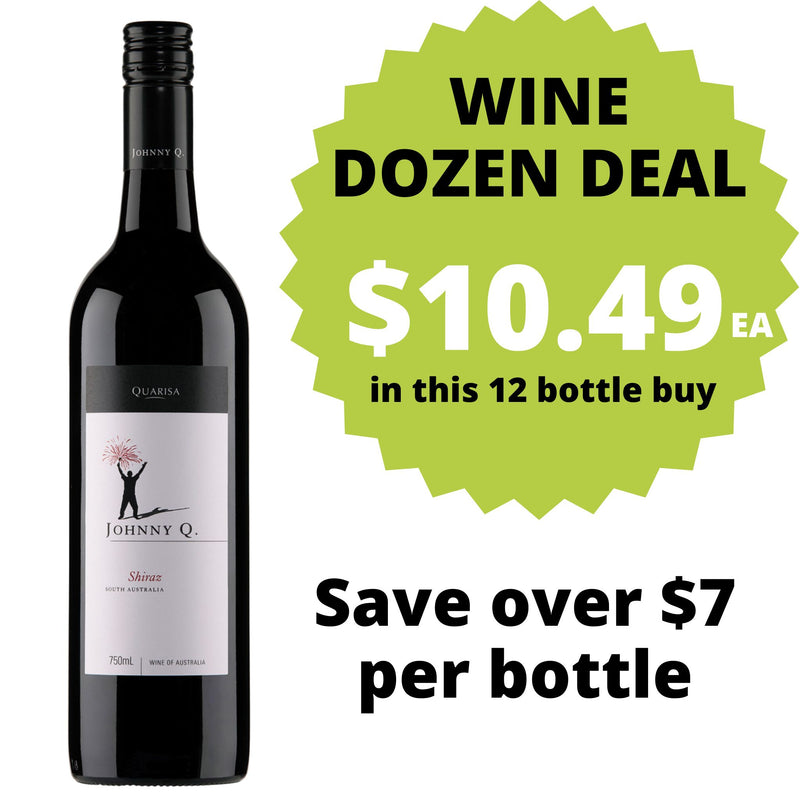 Johnny Q Shiraz DOZEN DEAL