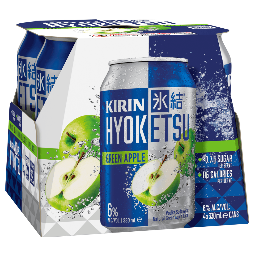 Kirin Hyoketsu Green Apple Cans 330ml 4pk – Sense of Taste