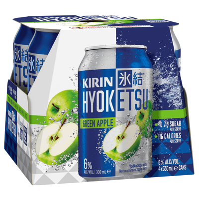 Kirin Hyoketsu Green Apple Cans 330ml
