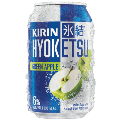 Kirin Hyoketsu Green Apple Cans 330ml
