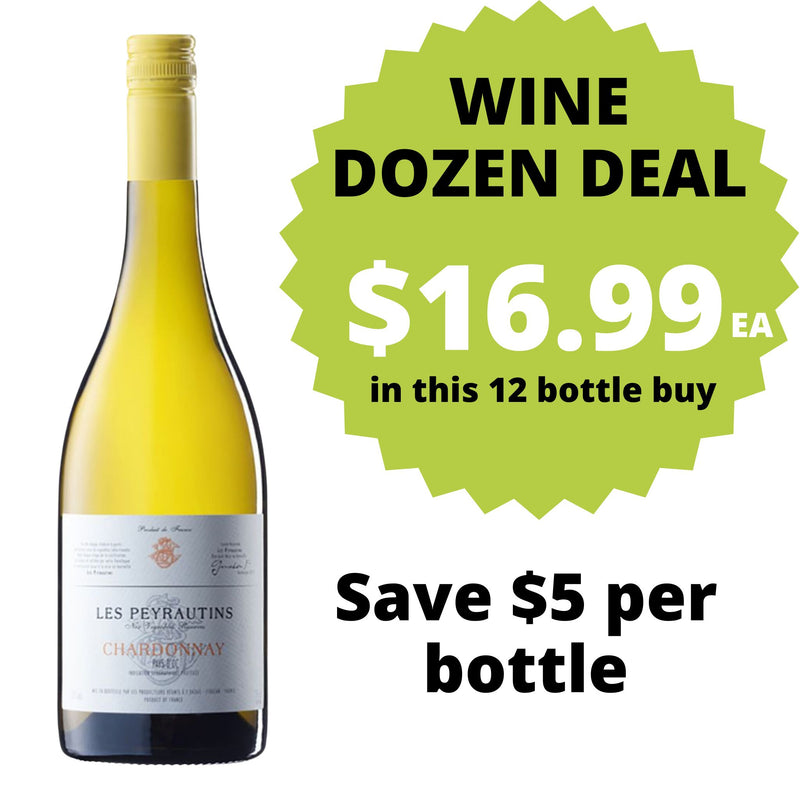 Les Peyrautins Chardonnay DOZEN DEAL