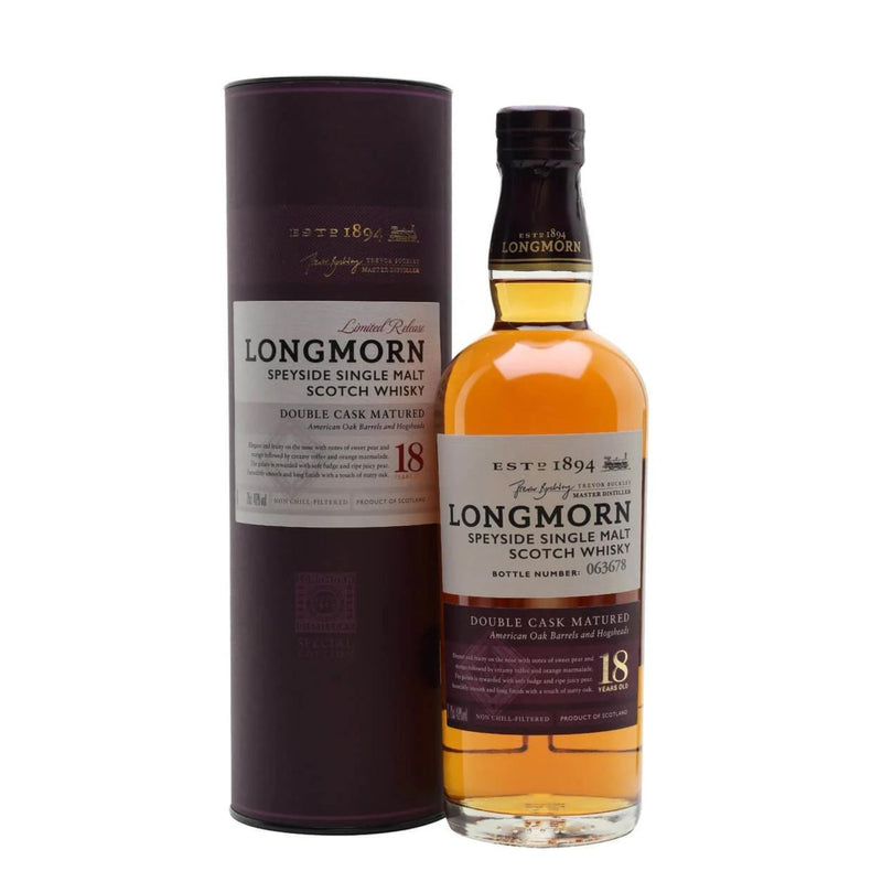 Longmorn 18 Year Old Single Malt Scotch Whisky