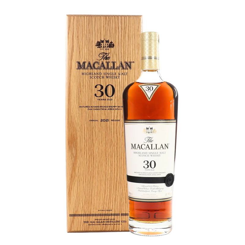 Macallan 30 Year Old Sherry Oak Single Malt Scotch Whisky