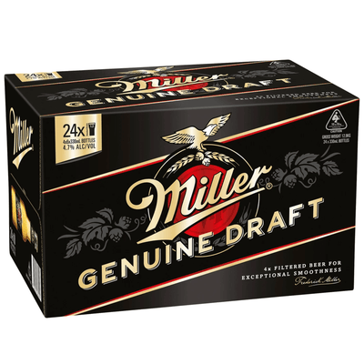Miller Genuine Draft Lager Bottle 330ml