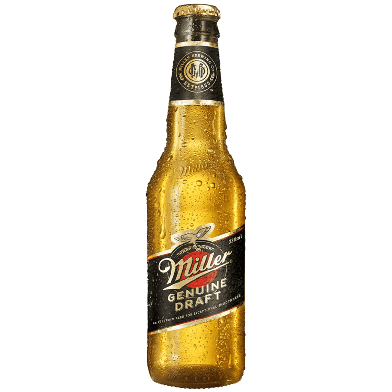 Miller Genuine Draft Lager Bottle 330ml