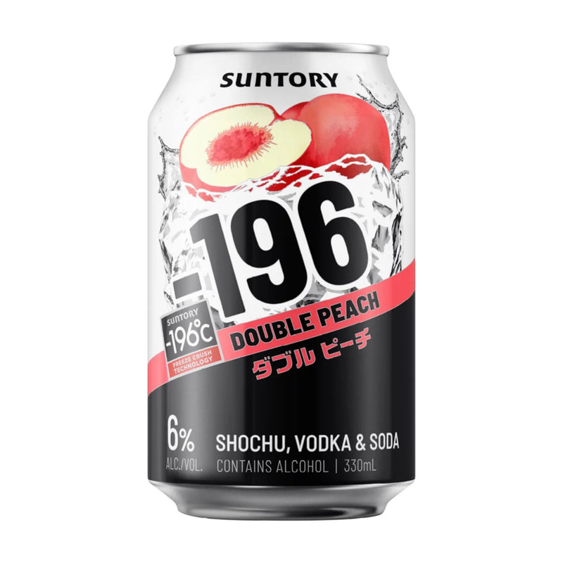 Suntory -196 Double Peach Cans