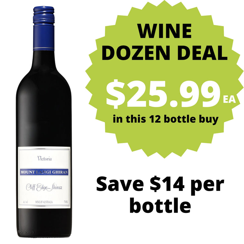 Mount Langi Ghiran Cliff Edge Shiraz DOZEN DEAL