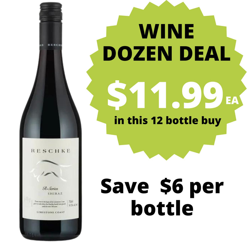 Reschke R Series Shiraz DOZEN DEAL