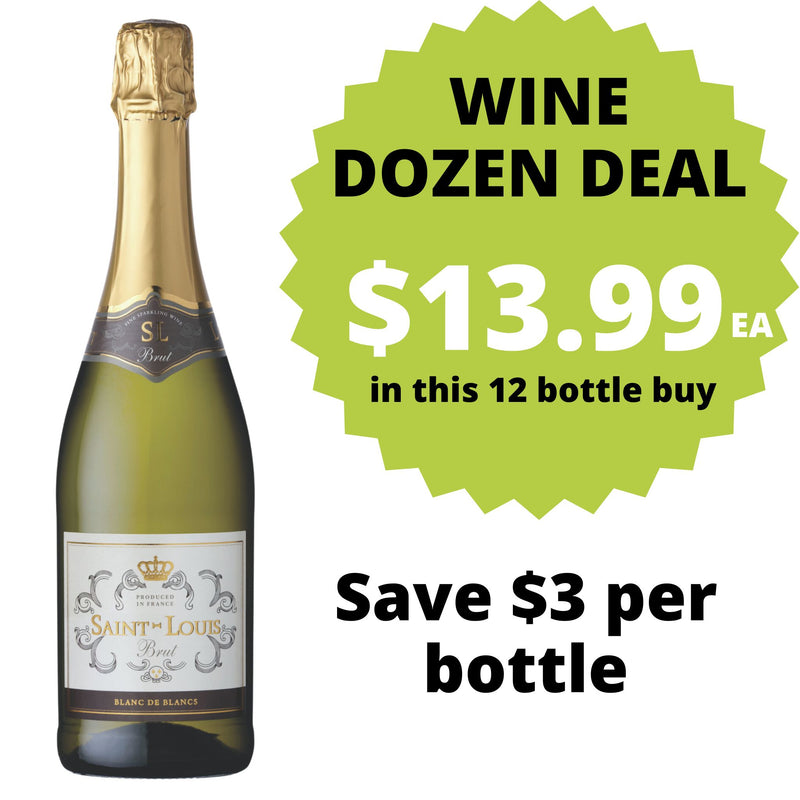 Saint Louis French Sparkling DOZEN DEAL