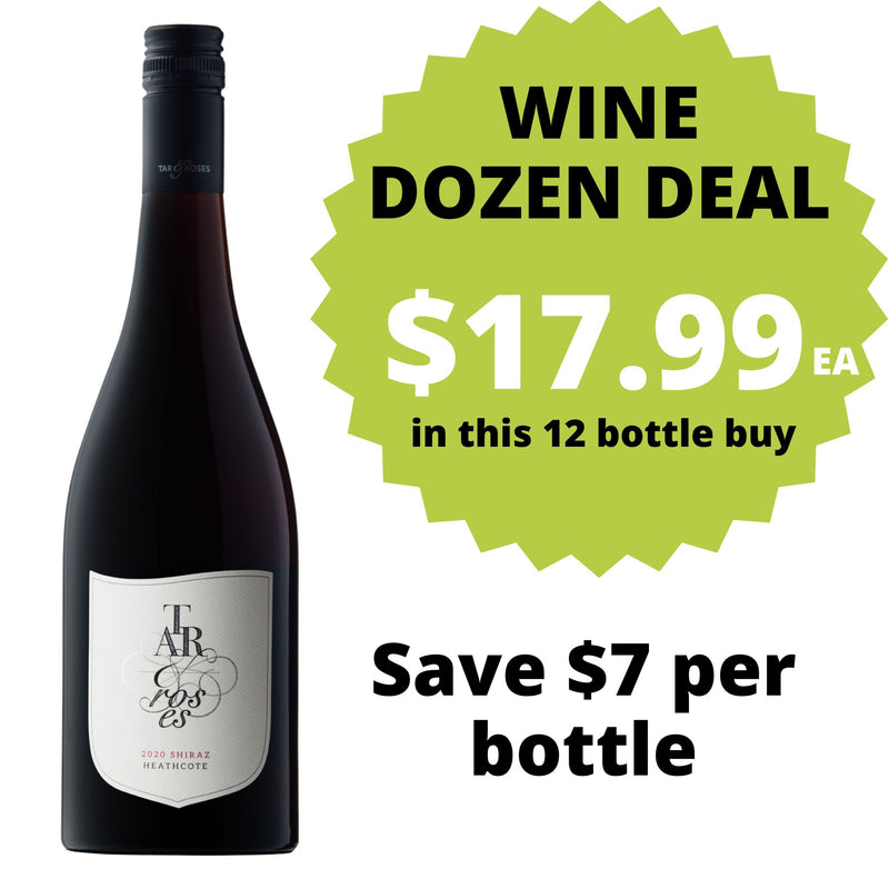 Tar & Roses Shiraz DOZEN DEAL