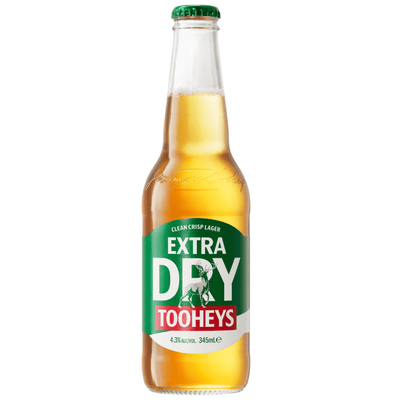 Tooheys Extra Dry Bottle 345ml