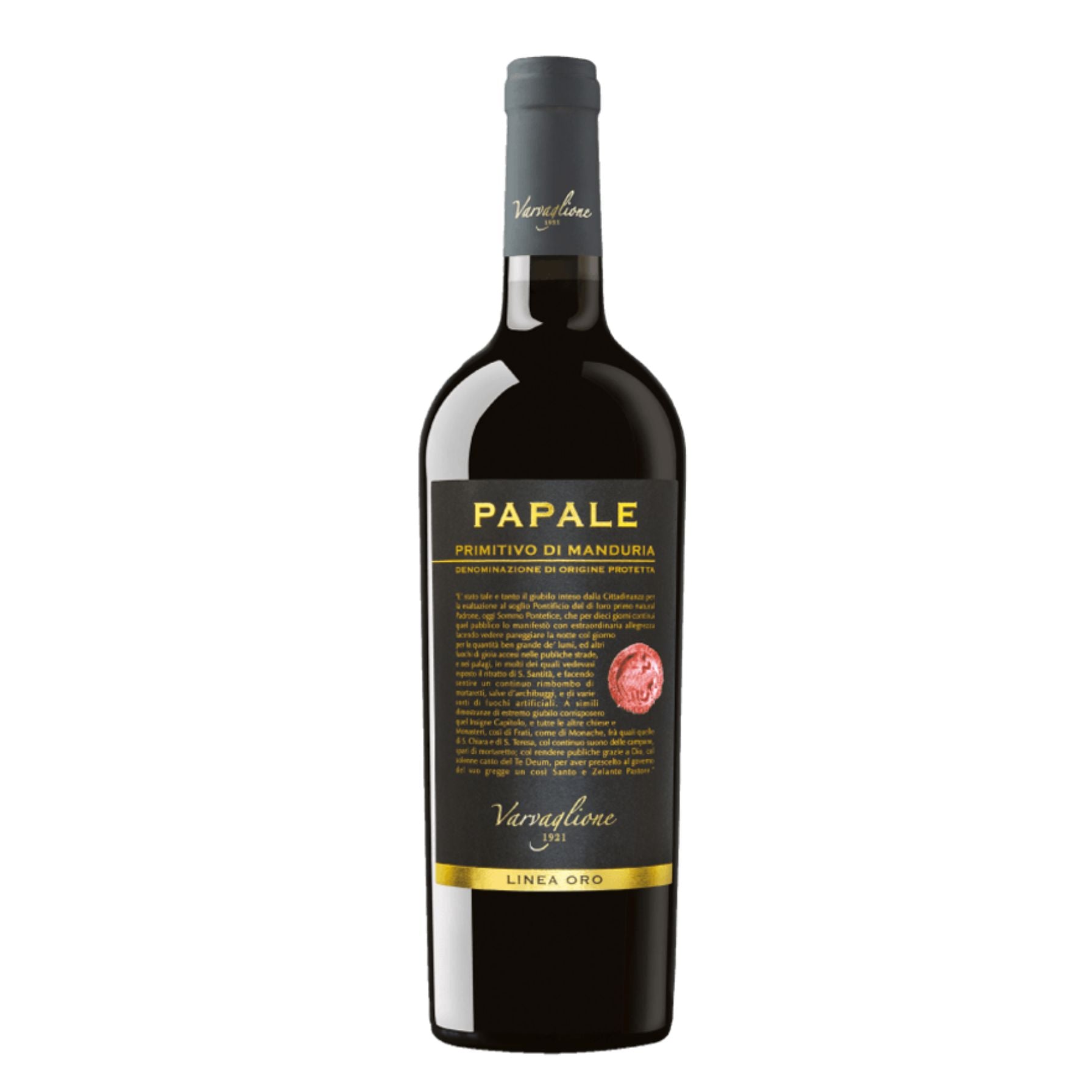 Varvaglione Papale Linea Oro Primitivo di Manduria | Sense of Taste