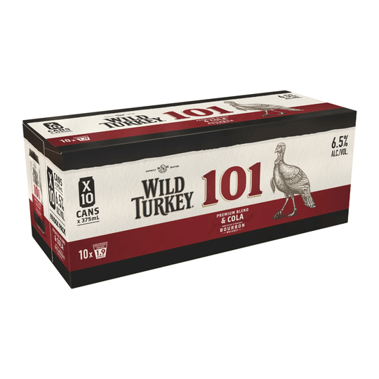 Wild Turkey 101 Bourbon & Cola 6.5% Can 375ml