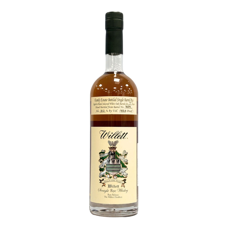 Willett Family Estate 7 Year Old Small Batch Rare Release Single Barrel Straight Rye