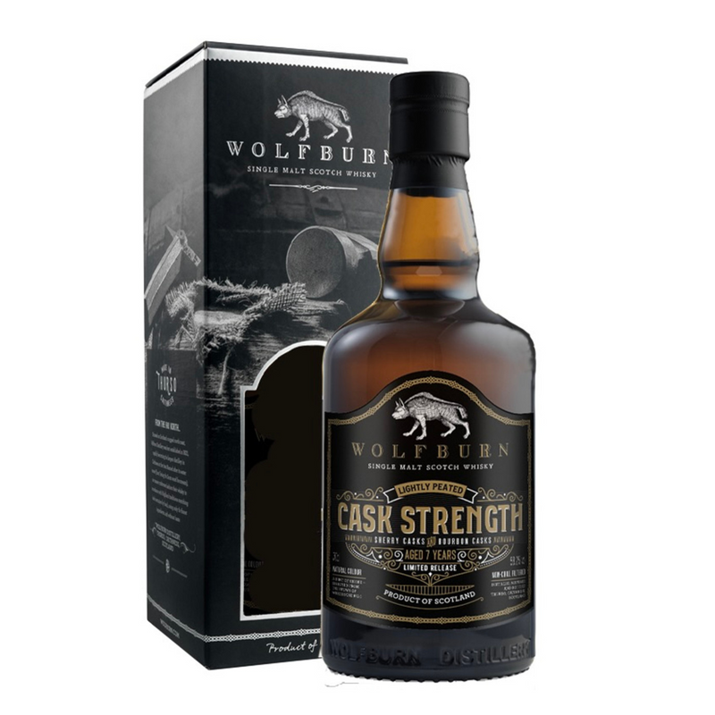 Wolfburn Cask Strength 7YO Single Malt Scotch Whisky