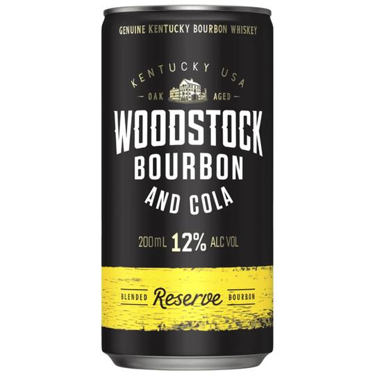 Woodstock Bourbon & Cola 12% Can 200ML