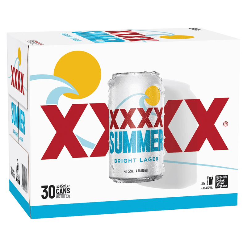 XXXX Summer Bright Lager Can