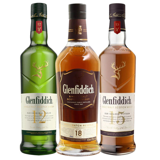 Glenfiddich Single Malt Scotch Whiskey Bundle