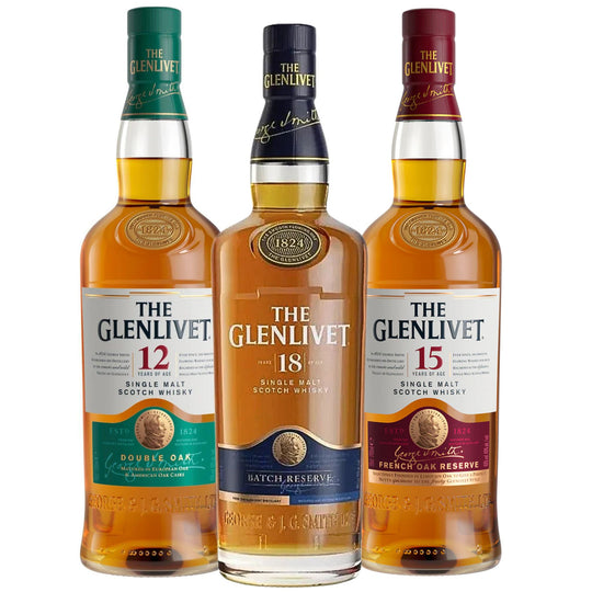 Glenlivet Single Malt Scotch Whiskey Bundle