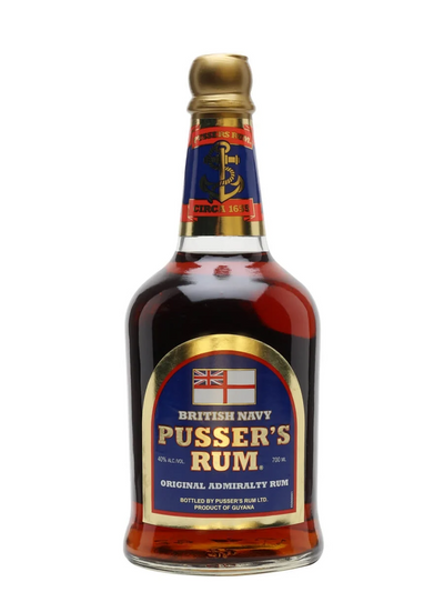 British Navy Pusser’s Blue Label Rum
