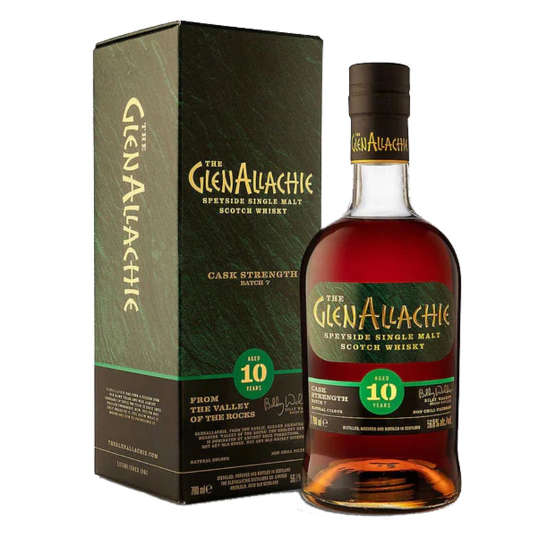 GlenAllachie 10 Year Old Cask Strength Single Malt Scotch Whisky – Batch 7