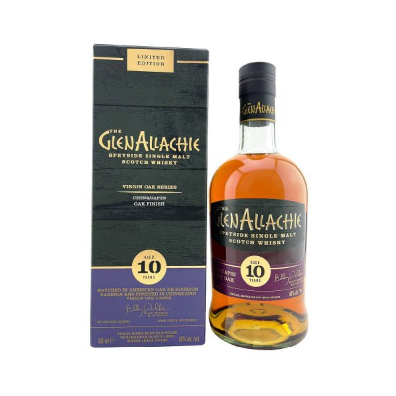 GlenAllachie 10 Year Old Chinquapin Virgin Oak Finish Single Malt Scotch Whisky