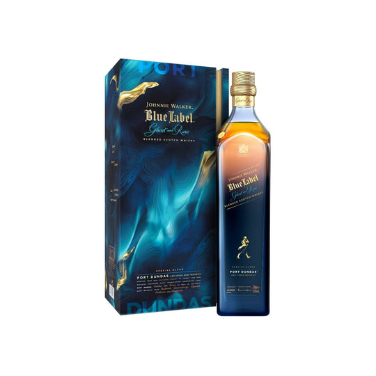 Johnnie Walker Blue Label Ghost and Rare Port Dundas Blended Scotch Whisky